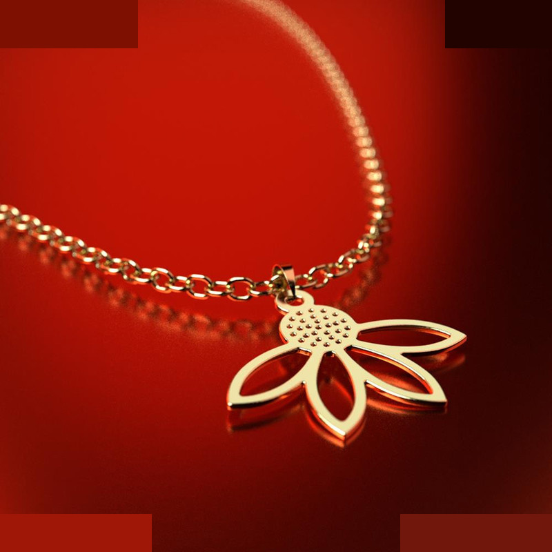 نیم ست طلا 18 عیار زنانه مدوپد مدل گل کد NA11067 نیم ست طلا 18 عیار زنانه مدوپد مدل گل کد NA11067