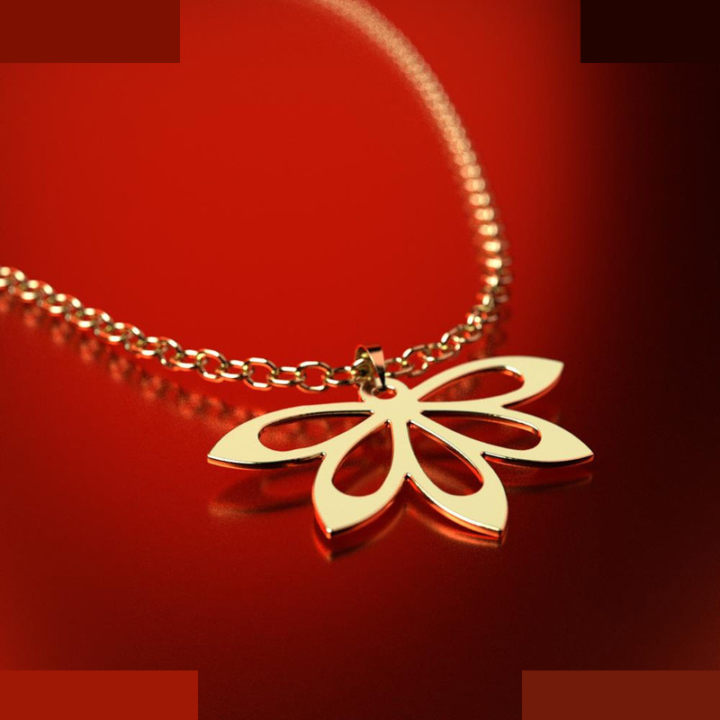 نیم ست طلا 18 عیار زنانه مدوپد مدل گل کد NA11068