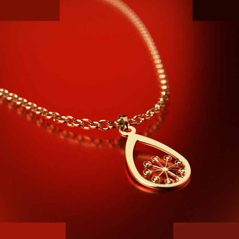 نیم ست طلا 18 عیار زنانه مدوپد مدل گل کد NA11110