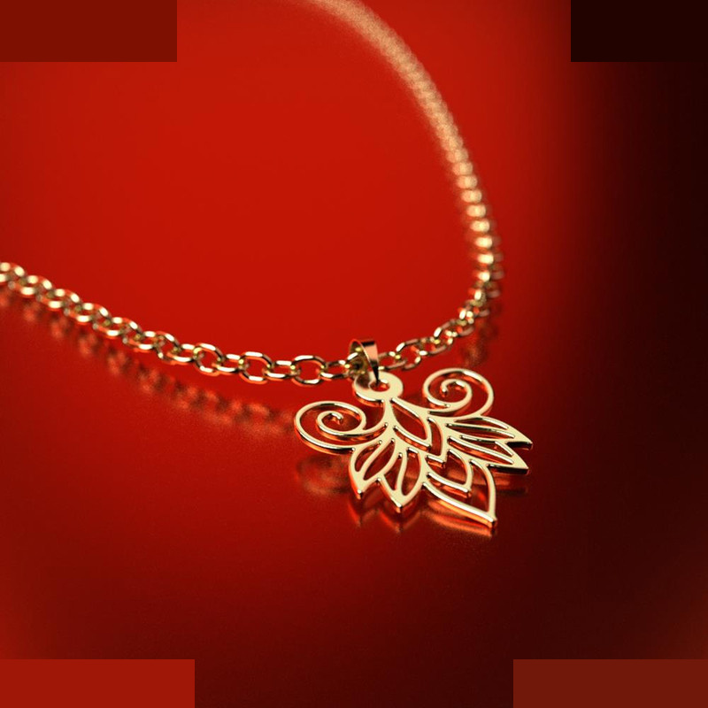 نیم ست طلا 18 عیار زنانه مدوپد مدل برگ کد NA11149