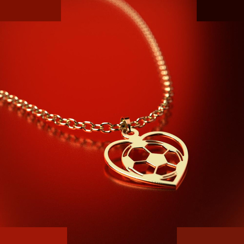 نیم ست طلا 18 عیار زنانه مدوپد مدل توپ فوتبال کد NA11167