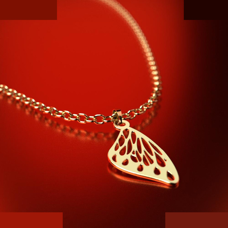 نیم ست طلا 18 عیار زنانه مدوپد مدل بال پروانه کد NA11282