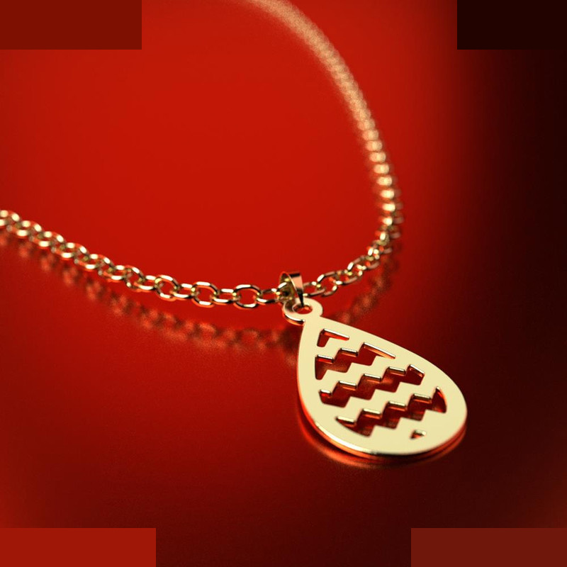 نیم ست طلا 18 عیار زنانه مدوپد مدل اشک کد NA11318