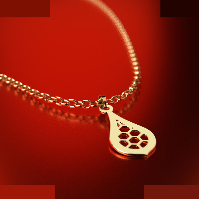 نیم ست طلا 18 عیار زنانه مدوپد مدل ااشک کد NA11324