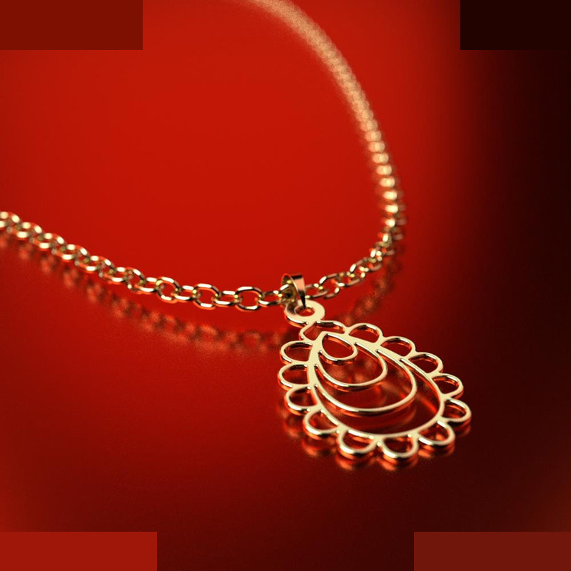 نیم ست طلا 18 عیار زنانه مدوپد مدل اسلیمی کد NA11344 نیم ست طلا 18 عیار زنانه مدوپد مدل اسلیمی کد NA11344