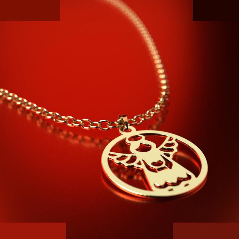 نیم ست طلا 18 عیار زنانه مدوپد مدل فرشته کد NA11355 نیم ست طلا 18 عیار زنانه مدوپد مدل فرشته کد NA11355