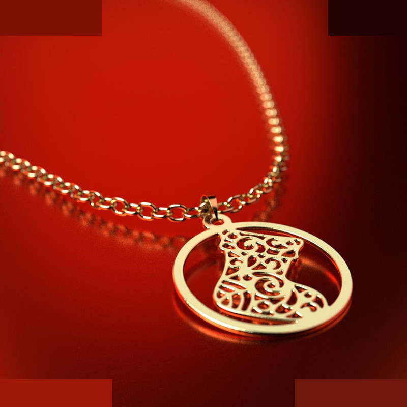 نیم ست طلا 18 عیار زنانه مدوپد مدل جوراب کریسمس کد NA11372 نیم ست طلا 18 عیار زنانه مدوپد مدل جوراب کریسمس کد NA11372