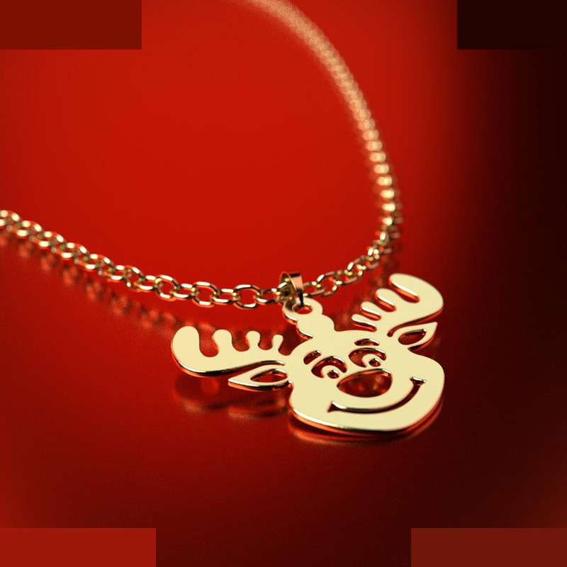 نیم ست طلا 18 عیار زنانه مدوپد مدل گوزن کد NA11423 نیم ست طلا 18 عیار زنانه مدوپد مدل گوزن کد NA11423