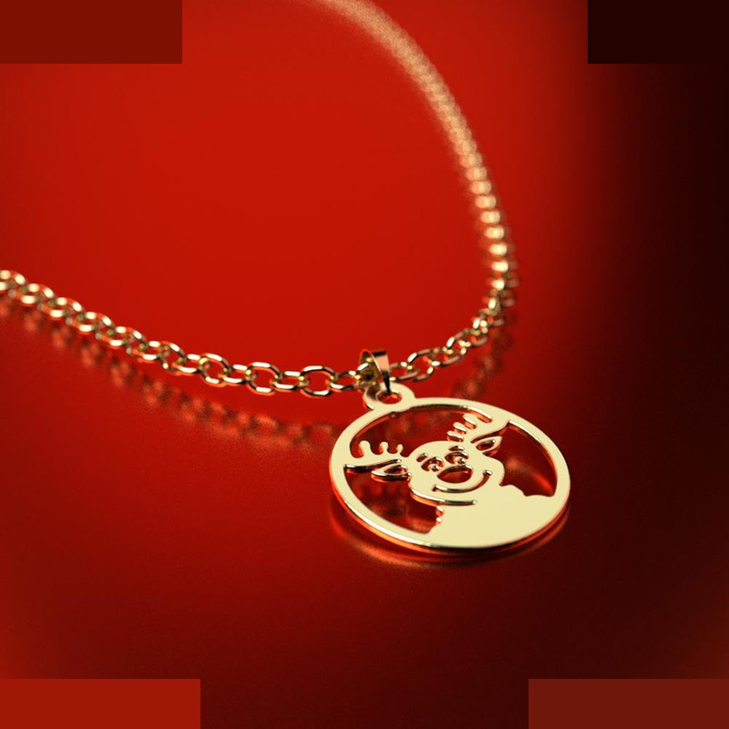 نیم ست طلا 18 عیار زنانه مدوپد مدل گوزن کد NA11430 نیم ست طلا 18 عیار زنانه مدوپد مدل گوزن کد NA11430