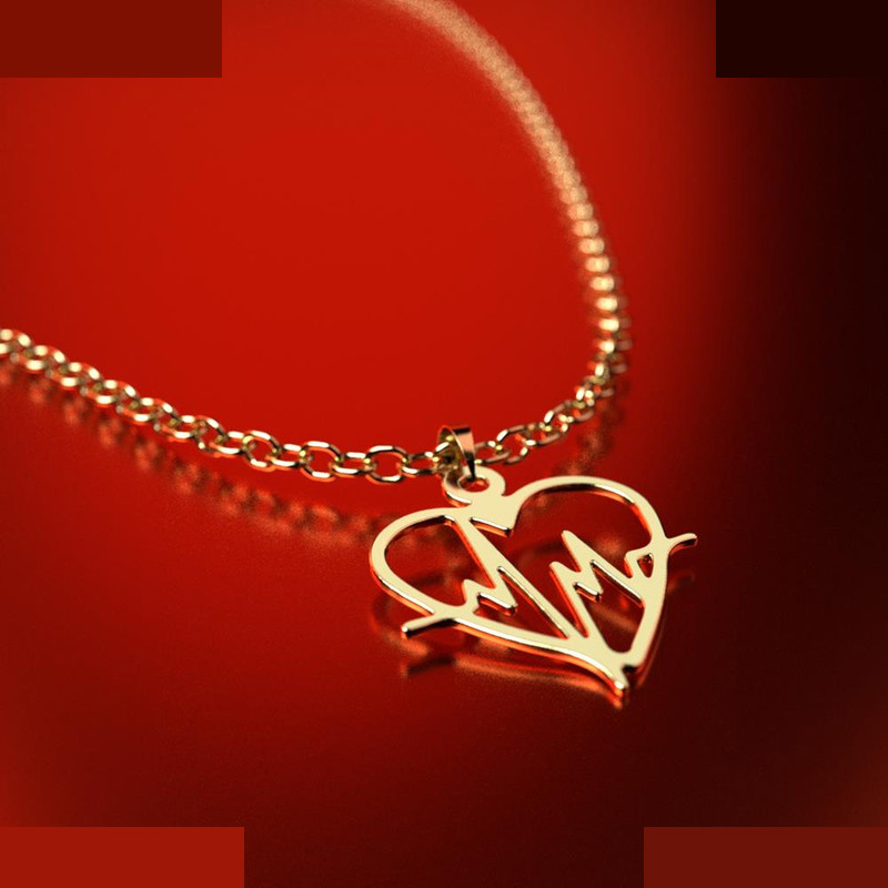 نیم ست طلا 18 عیار زنانه مدوپد مدل قلب و نبض کد NA11433 نیم ست طلا 18 عیار زنانه مدوپد مدل قلب و نبض کد NA11433