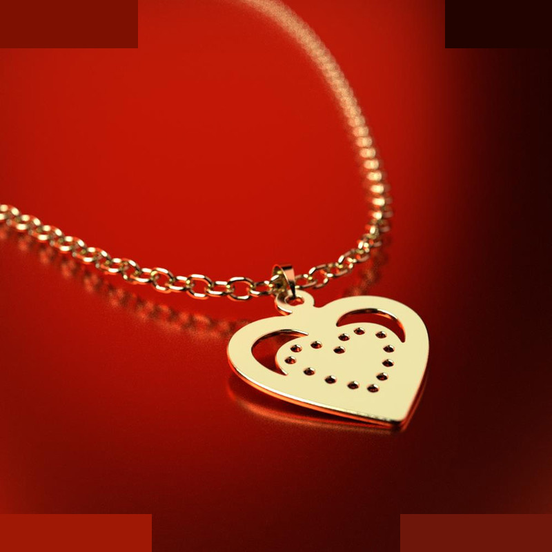 نیم ست طلا 18 عیار زنانه مدوپد مدل قلب کد NA11495 نیم ست طلا 18 عیار زنانه مدوپد مدل قلب کد NA11495