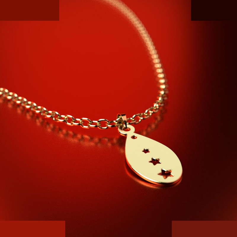 نیم ست طلا 18 عیار زنانه مدوپد مدل ستاره کد NA11594