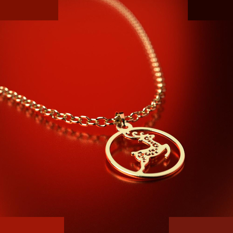 نیم ست طلا 18 عیار زنانه مدوپد مدل گوزن کد NA11595 نیم ست طلا 18 عیار زنانه مدوپد مدل گوزن کد NA11595