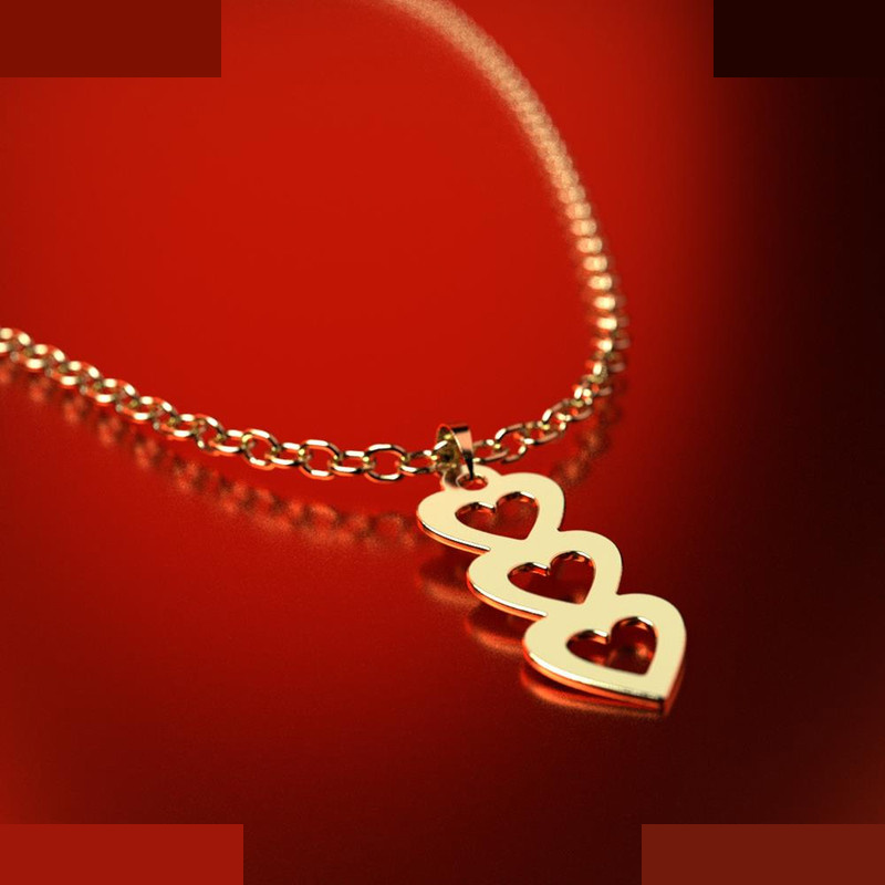 نیم ست طلا 18 عیار زنانه مدوپد مدل سه قلب کد NA11713 نیم ست طلا 18 عیار زنانه مدوپد مدل سه قلب کد NA11713