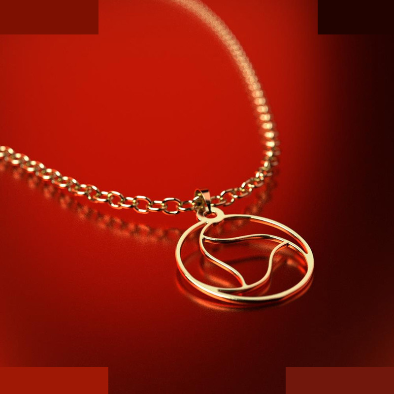 نیم ست طلا 18 عیار زنانه مدوپد مدل دایره کد NA11817