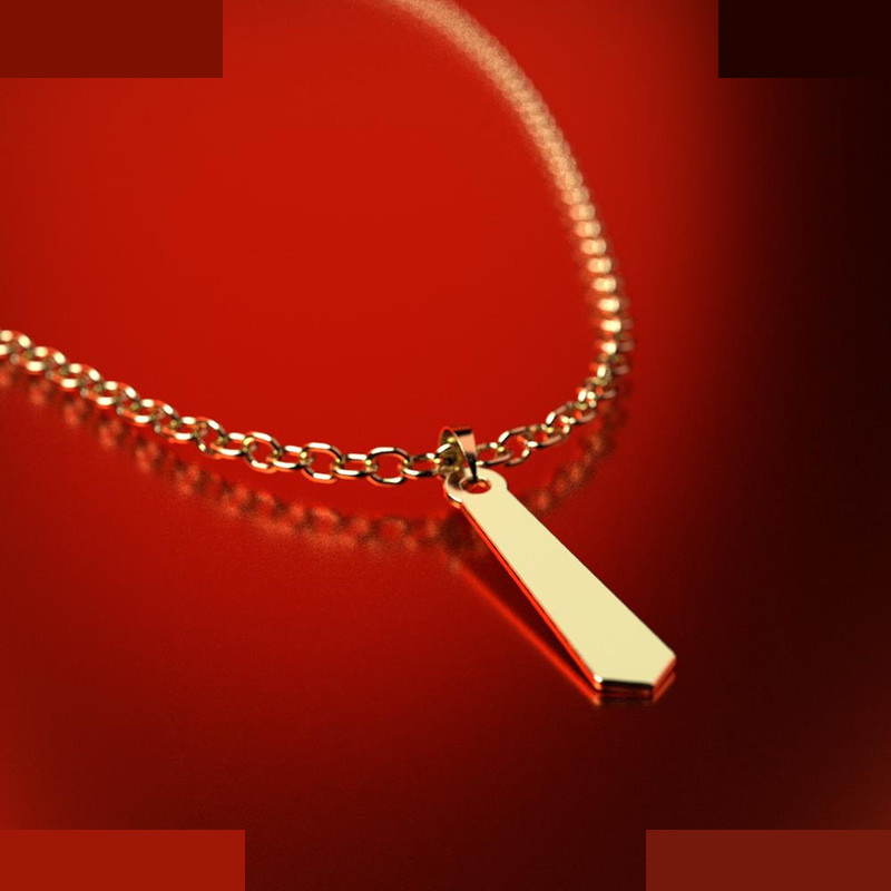 نیم ست طلا 18 عیار زنانه مدوپد مدل کراوات کد NA11822