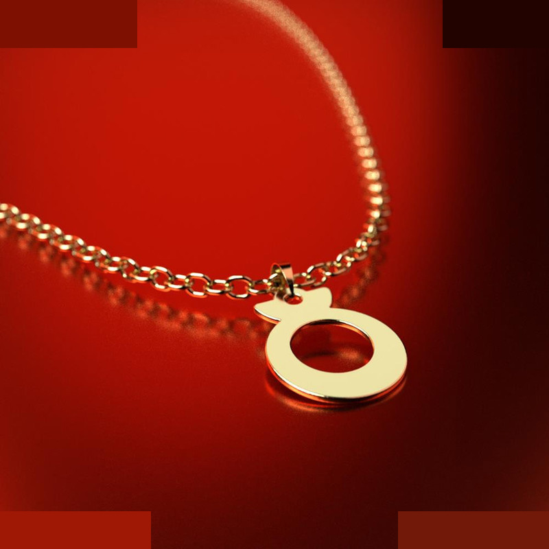 نیم ست طلا 18 عیار زنانه مدوپد مدل دایره کد NA11828