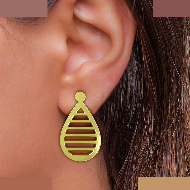 گوشواره طلا 18 عیار زنانه مدوپد مدل اشک کد GA1-11330 گوشواره طلا 18 عیار زنانه مدوپد مدل اشک کد GA1-11330