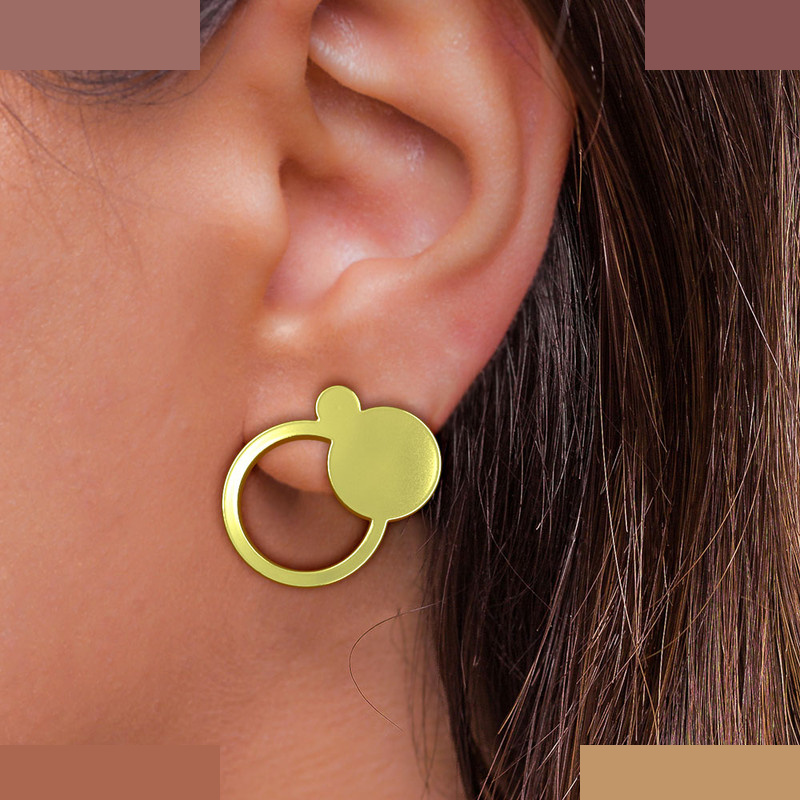 گوشواره طلا 18 عیار زنانه مدوپد مدل حلقه کد GA1-12011 گوشواره طلا 18 عیار زنانه مدوپد مدل حلقه کد GA1-12011