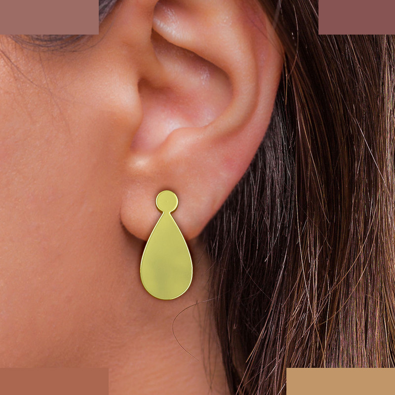 گوشواره طلا 18 عیار زنانه مدوپد مدل اشک کد GA1-12702 گوشواره طلا 18 عیار زنانه مدوپد مدل اشک کد GA1-12702