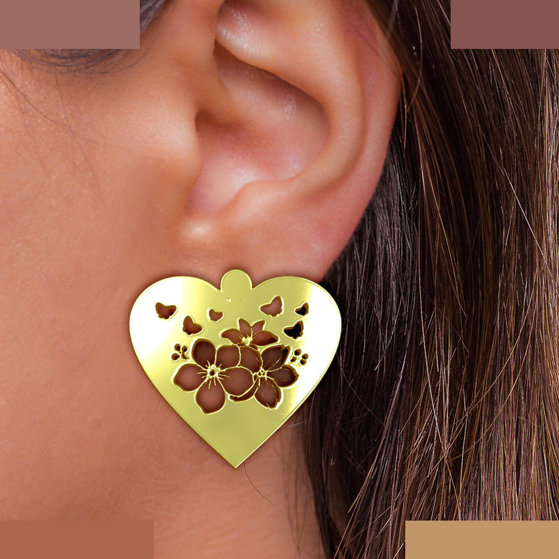 گوشواره طلا 18 عیار زنانه مدوپد مدل گل کد GA1-13035 گوشواره طلا 18 عیار زنانه مدوپد مدل گل کد GA1-13035