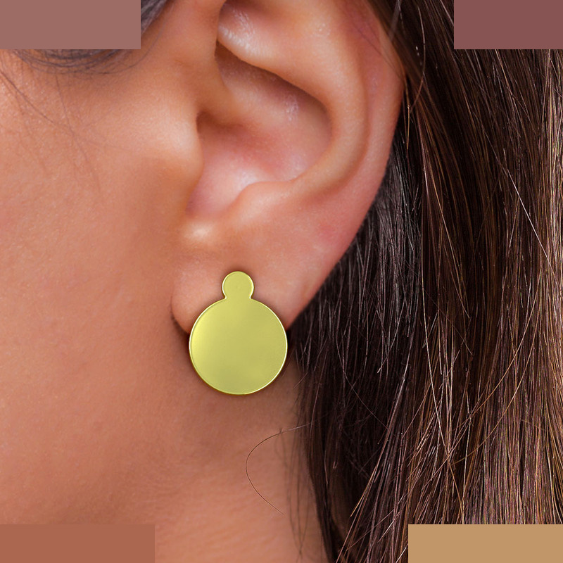 گوشواره طلا 18 عیار زنانه مدوپد مدل دایره کد GA1-13959 گوشواره طلا 18 عیار زنانه مدوپد مدل دایره کد GA1-13959