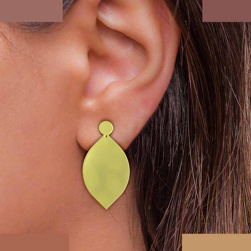 گوشواره طلا 18 عیار زنانه مدوپد مدل هندسی کد GA1-14288 گوشواره طلا 18 عیار زنانه مدوپد مدل هندسی کد GA1-14288