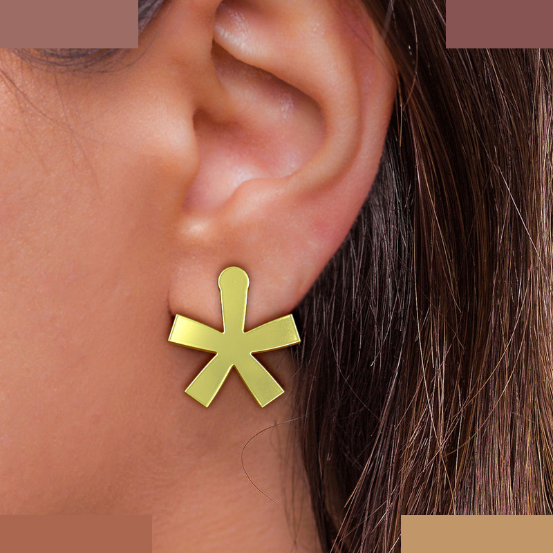 گوشواره طلا 18 عیار زنانه مدوپد مدل ستاره کد GA1-15394 گوشواره طلا 18 عیار زنانه مدوپد مدل ستاره کد GA1-15394