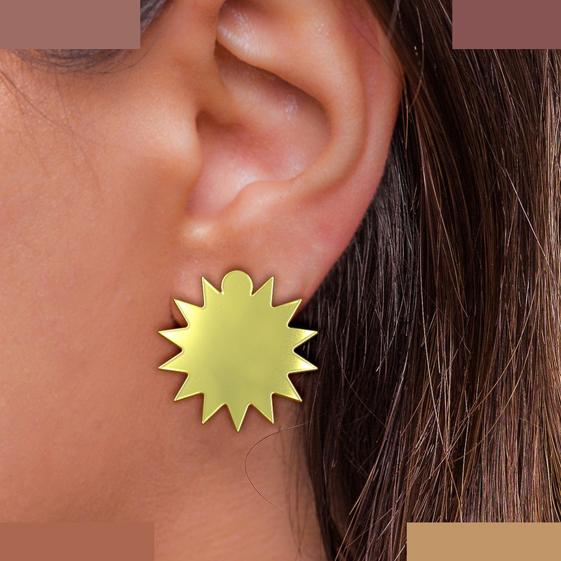 گوشواره طلا 18 عیار زنانه مدوپد مدل ستاره کد GA1-15597 گوشواره طلا 18 عیار زنانه مدوپد مدل ستاره کد GA1-15597