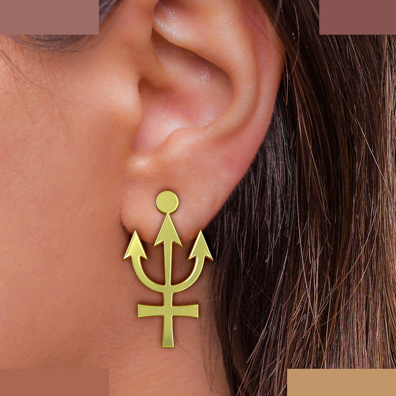 گوشواره طلا 18 عیار زنانه مدوپد مدل هندسی کد GA1-16270 گوشواره طلا 18 عیار زنانه مدوپد مدل هندسی کد GA1-16270