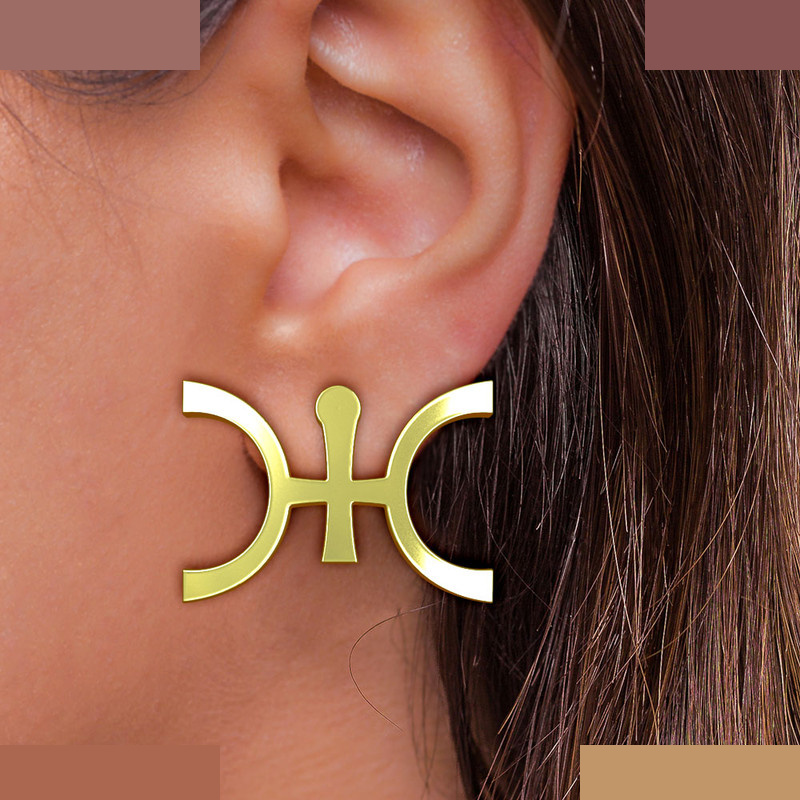 گوشواره طلا 18 عیار زنانه مدوپد مدل هندسی کد GA1-16273 گوشواره طلا 18 عیار زنانه مدوپد مدل هندسی کد GA1-16273