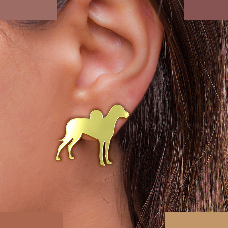 گوشواره طلا 18 عیار زنانه مدوپد مدل سگ کد GA1-16323 گوشواره طلا 18 عیار زنانه مدوپد مدل سگ کد GA1-16323