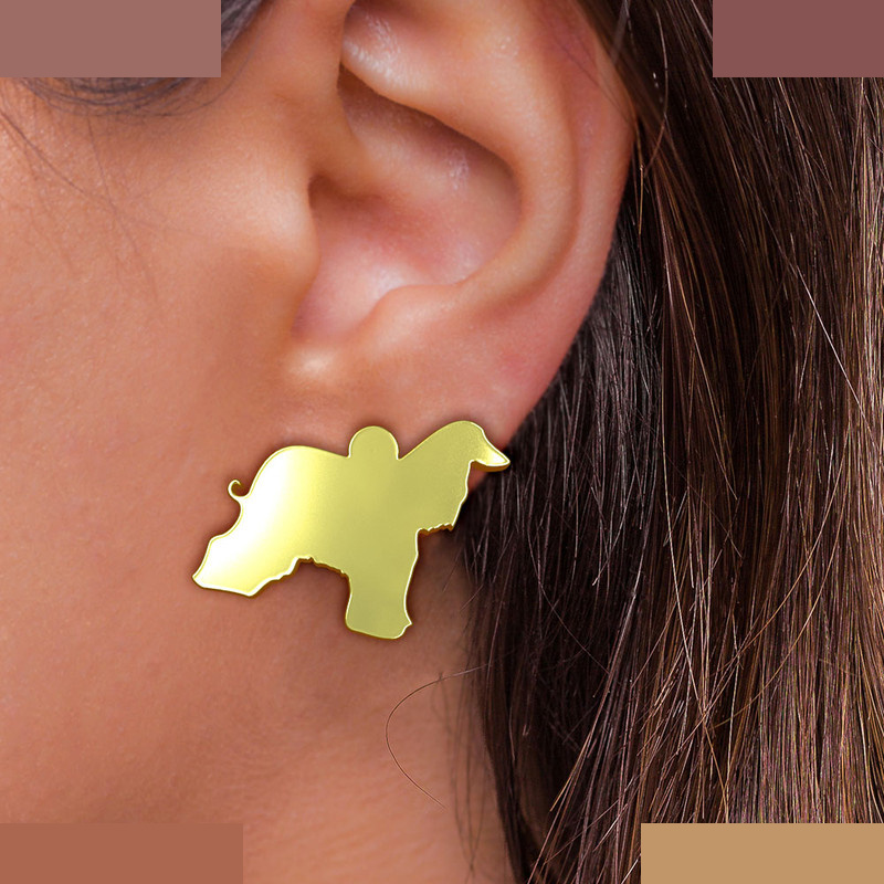 گوشواره طلا 18 عیار زنانه مدوپد مدل سگ کد GA1-16353 گوشواره طلا 18 عیار زنانه مدوپد مدل سگ کد GA1-16353