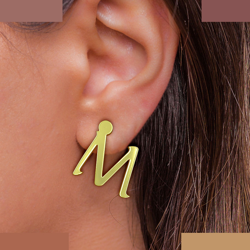 گوشواره طلا 18 عیار زنانه مدوپد مدل حرف M کد GA1-16925 گوشواره طلا 18 عیار زنانه مدوپد مدل حرف M کد GA1-16925