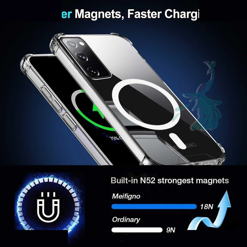 کاور گوشی موبایل سامسونگ Galaxy S20 Fe پیکوک مدل Clear Magsafe