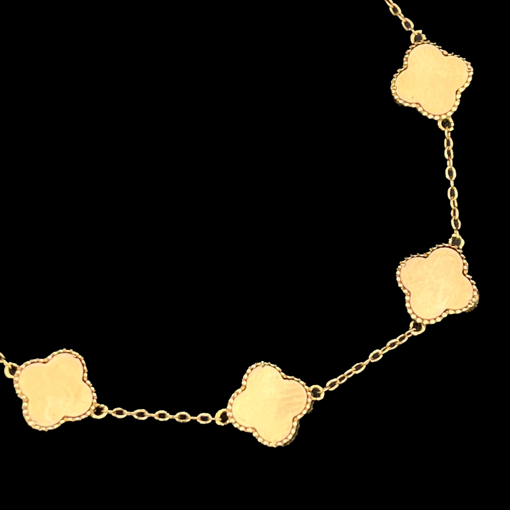 دستبند طلا 18 عیار زنانه دیانا مدل ونکلیف پشت آیینه ای