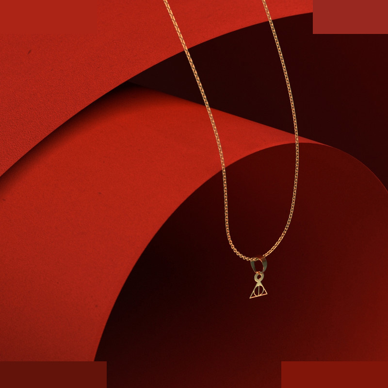 گردنبند طلا 18 عیار زنانه مدوپد مدل هری پاتر کد A3-1-1098 گردنبند طلا 18 عیار زنانه مدوپد مدل هری پاتر کد A3-1-1098