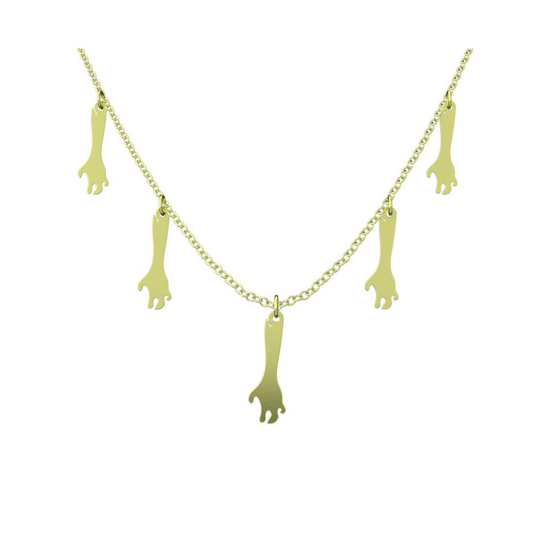 گردنبند طلا 18 عیار زنانه مدوپد مدل هالووین کد RNA18013 گردنبند طلا 18 عیار زنانه مدوپد مدل هالووین کد RNA18013