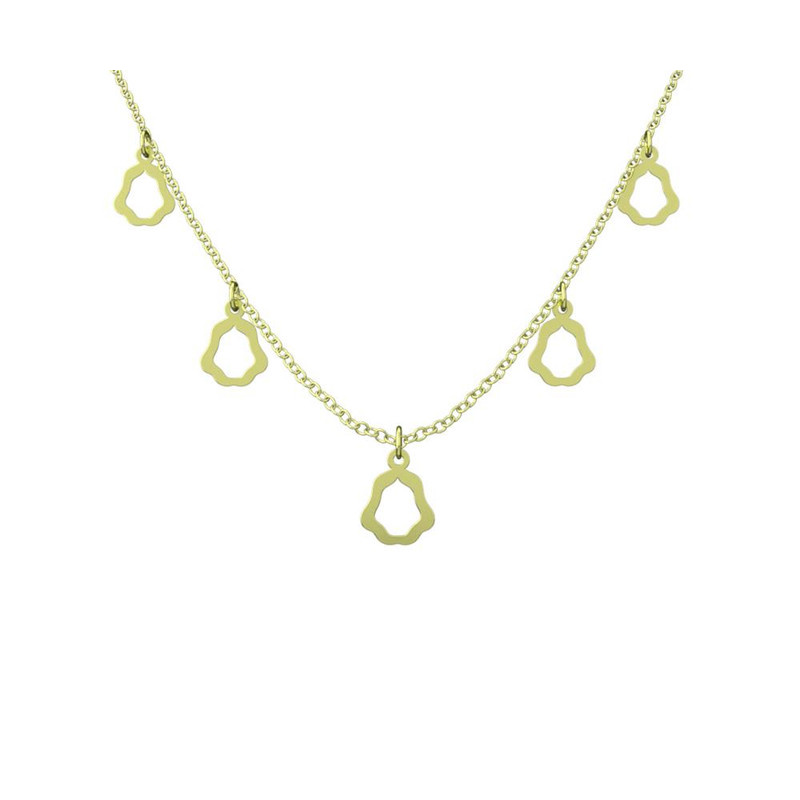 گردنبند طلا 18 عیار زنانه مدوپد مدل هندسی کد RNA14876