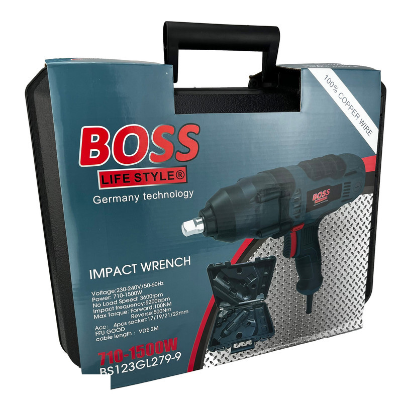 آچار بکس برقی باس مدل BS279-9 آچار بکس برقی باس مدل BS279-9