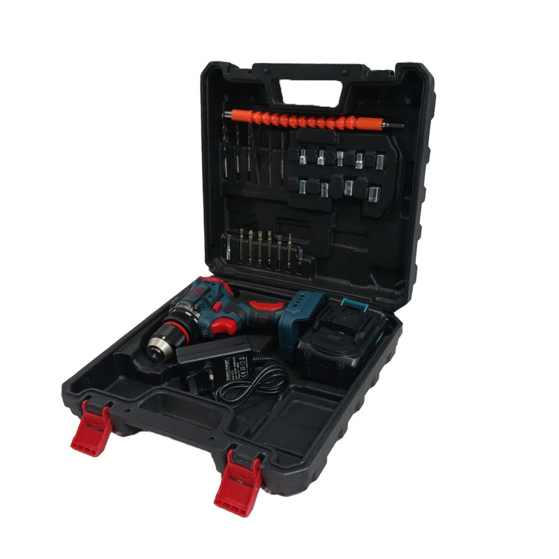 پیچ گوشتی شارژی باس مدل single-battery-brushless مجموعه 29 عددی پیچ گوشتی شارژی باس مدل single-battery-brushless مجموعه 29 عددی