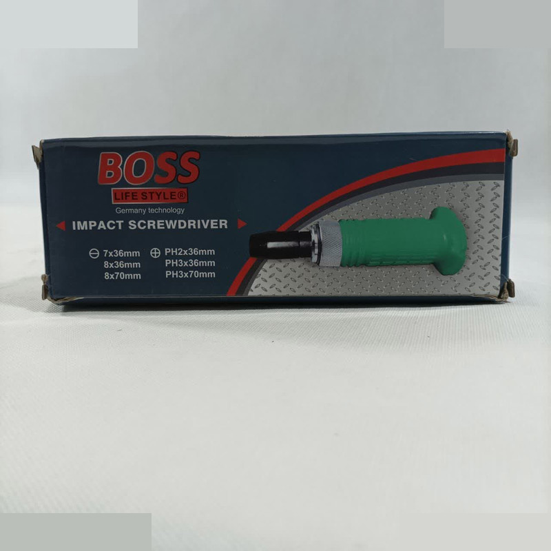 پیچ گوشتی باس مدل impact-screwdriver مجموعه 8 عددی پیچ گوشتی باس مدل impact-screwdriver مجموعه 8 عددی