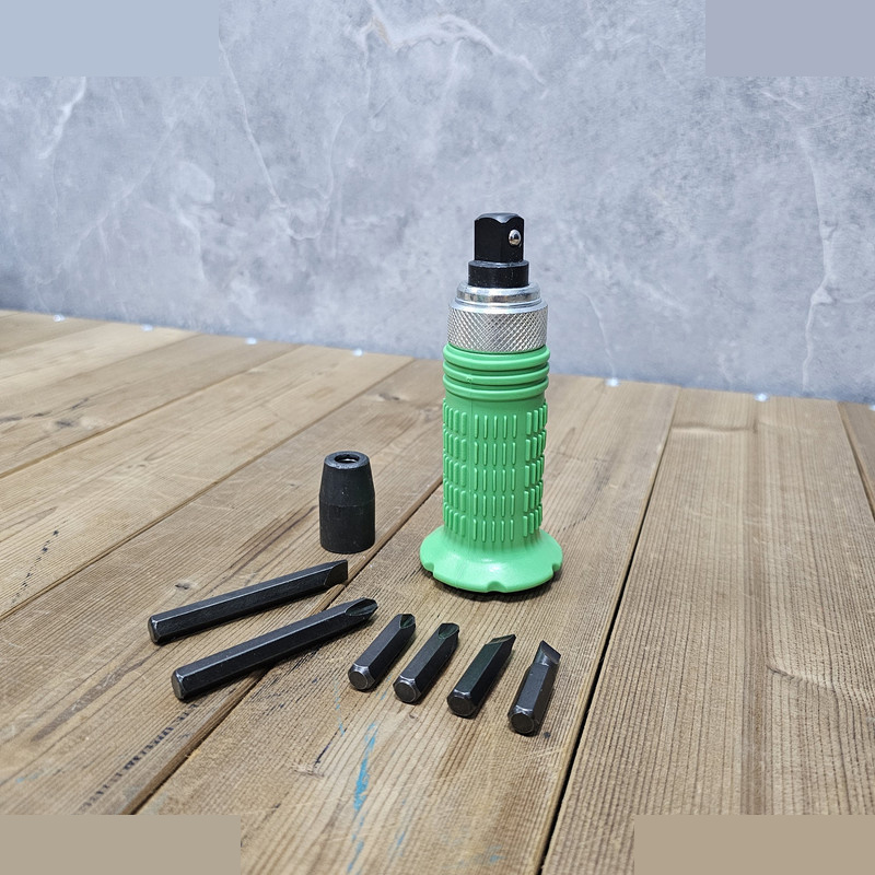 پیچ گوشتی ضربه خور باس مدل IMPACT SCREWDRIVER بسته 7 عددی پیچ گوشتی ضربه خور باس مدل IMPACT SCREWDRIVER بسته 7 عددی