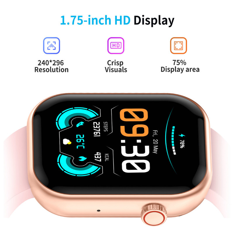 ساعت هوشمند جی تب مدل GLS1 با بند سیلیکونی