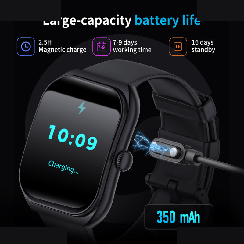 ساعت هوشمند جی تب مدل GTS 3 با بند سیلیکونی