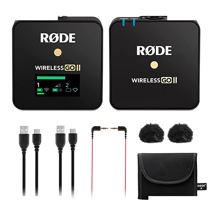 ست میکروفن بی سیم رود مدل WIRELESS GO II ست میکروفن بی سیم رود مدل WIRELESS GO II