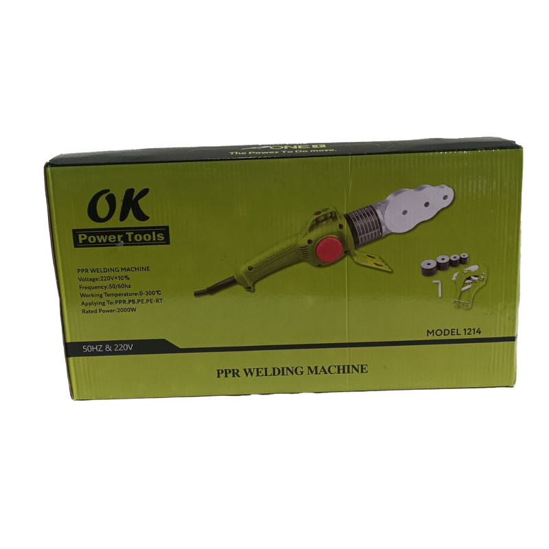 دستگاه جوش لوله پلیمری اوکی مدل 1214 دستگاه جوش لوله پلیمری اوکی مدل 1214