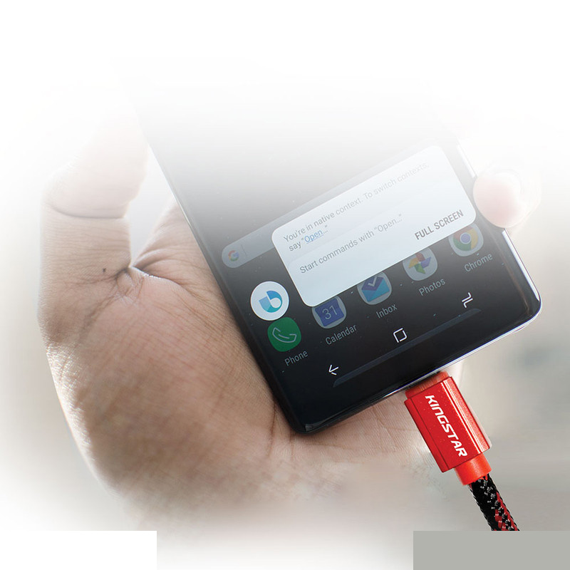 کابل تبدیل USB به microUSB کینگ استار مدل K21a طول 1 متر کابل تبدیل USB به microUSB کینگ استار مدل K21a طول 1 متر