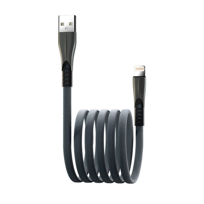 کابل تبدیل USB به لایتنینگ کینگ استار مدل K130i طول 1.2 متر کابل تبدیل USB به لایتنینگ کینگ استار مدل K130i طول 1.2 متر
