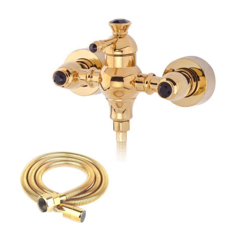 شیر سرویس بهداشتی کسری مدل شهیاد به همراه شلنگ توالت شیر سرویس بهداشتی کسری مدل شهیاد به همراه شلنگ توالت